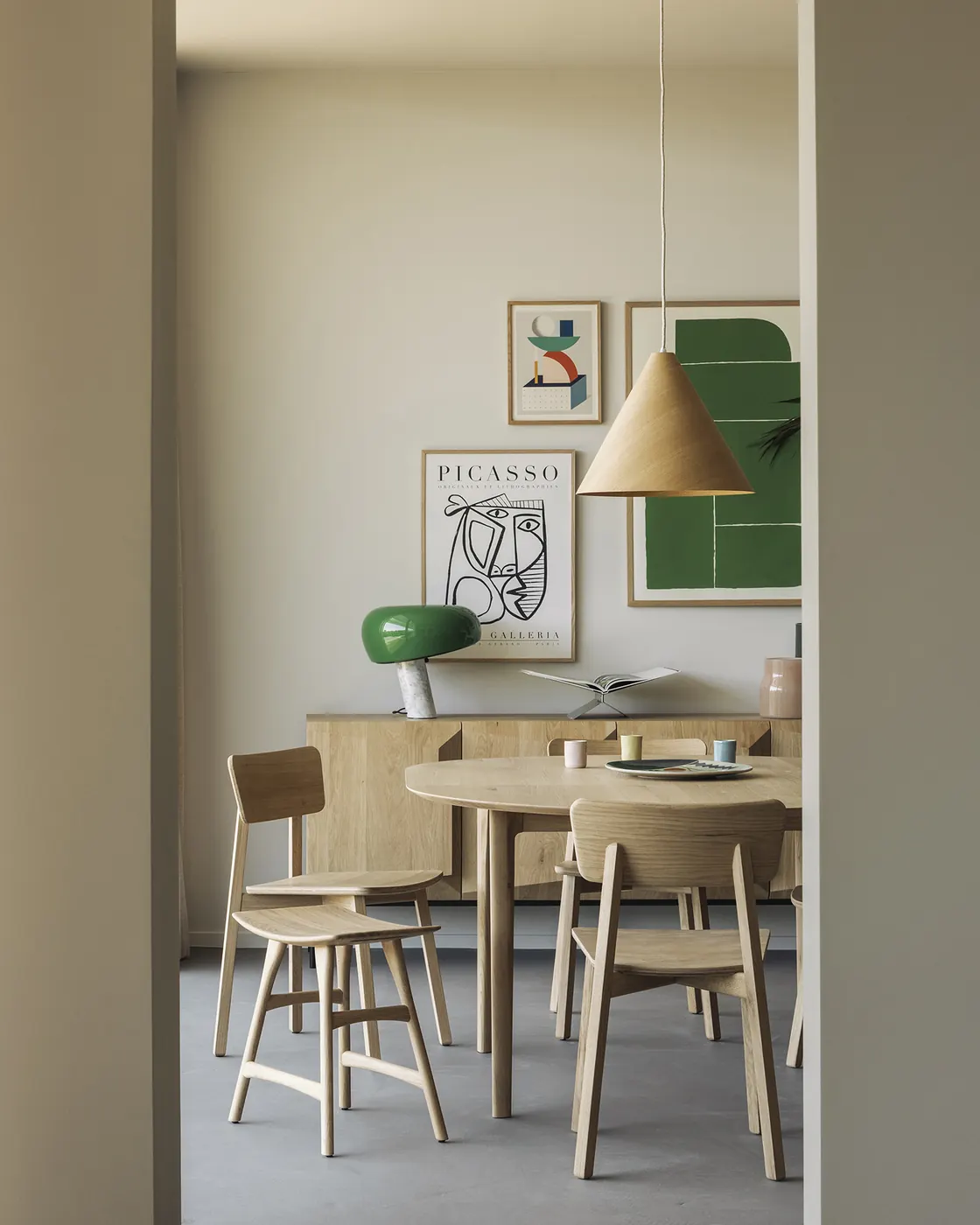 Ethnicraft Bok uitschuifbare eettafel — sfeerfoto · artikel 51527